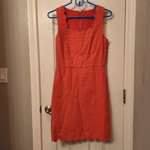 J crew scallop dress